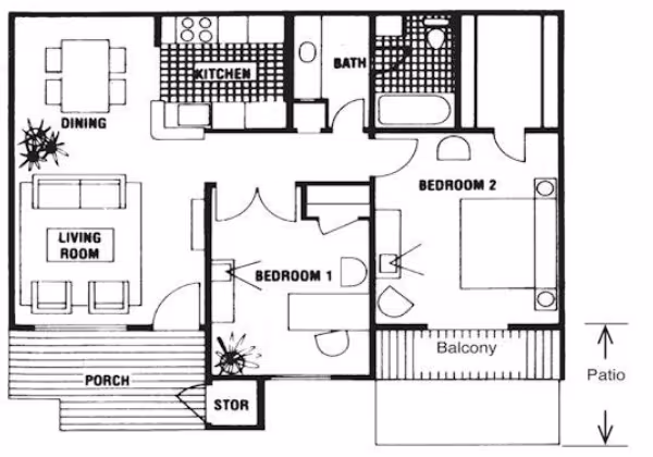 2A - Lexington 1002 floor plan